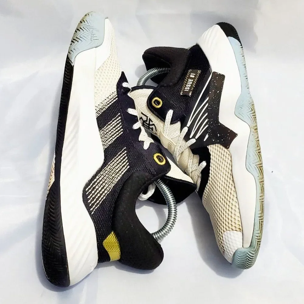 Adidas D.O.N Issue #1 Spiderman Edition Sneakers White/Black EH2434 Men's Size 6